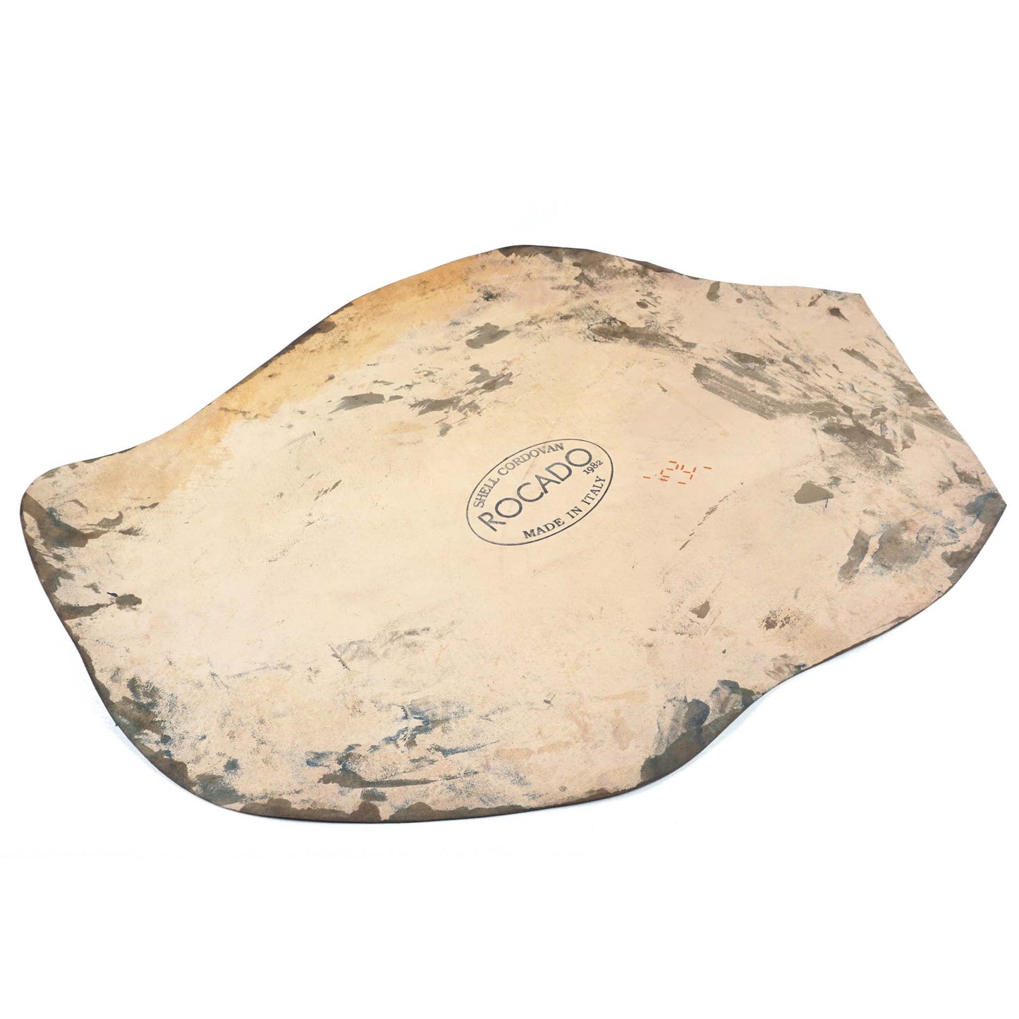 Rocado shell cordovan Marbled finish color Brown backside