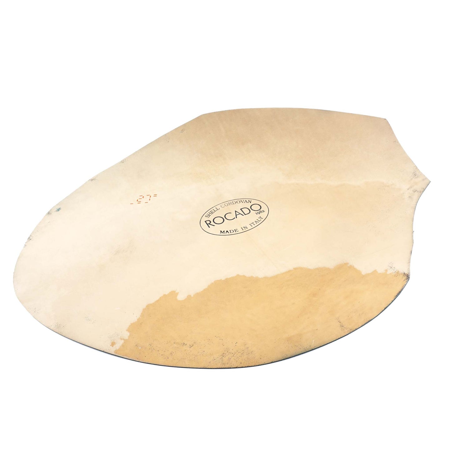 Rocado shell cordovan Classic finish color Petrolio backside