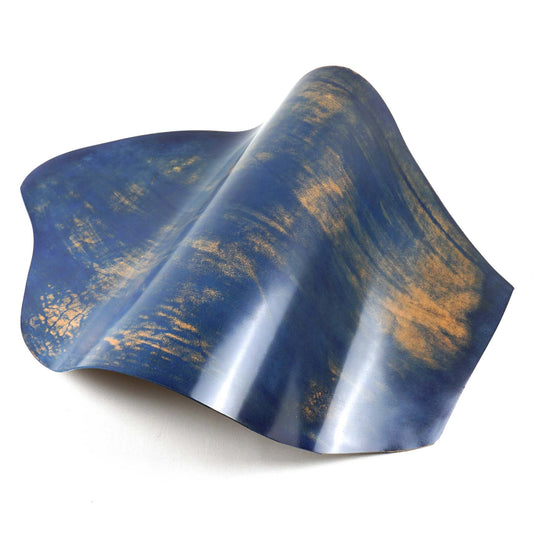 Rocado shell cordovan Marbled finish color Blue top