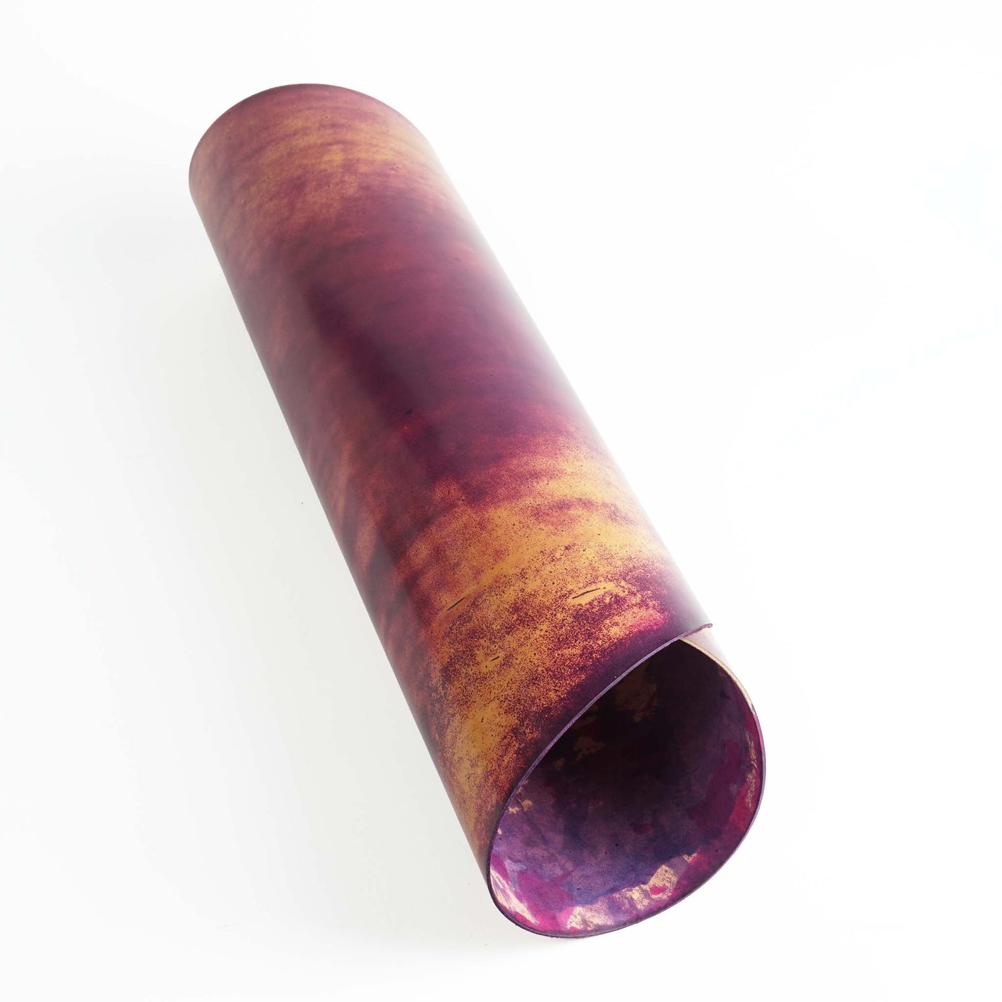 Rocado shell cordovan Marbled finish color Purple rolled