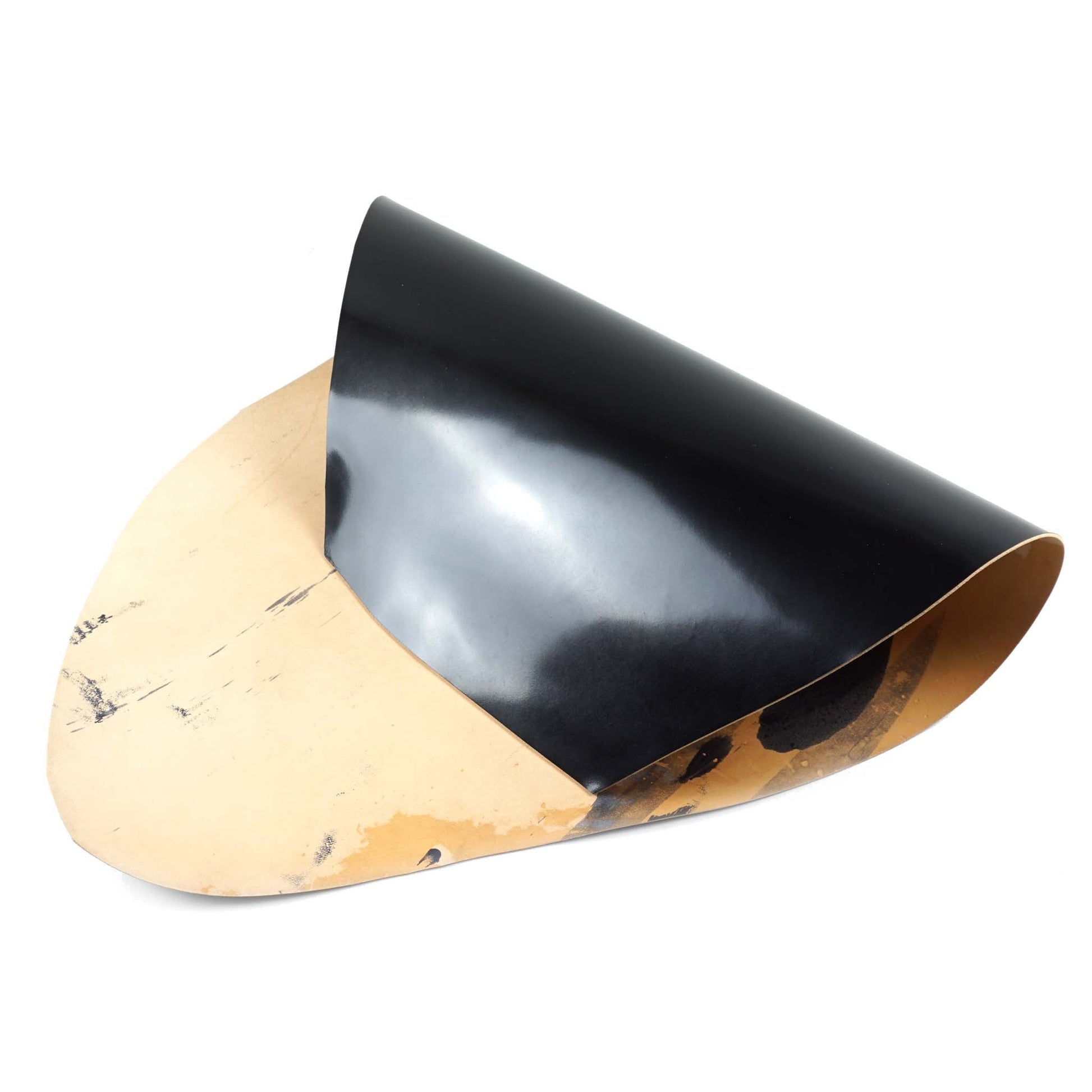 Rocado shell cordovan Classic finish color Black flipped