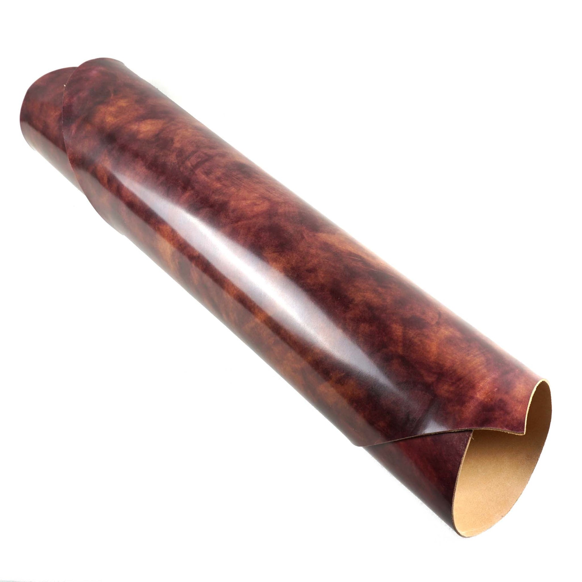 Rocado shell cordovan Museum finish color Burgundy rolled